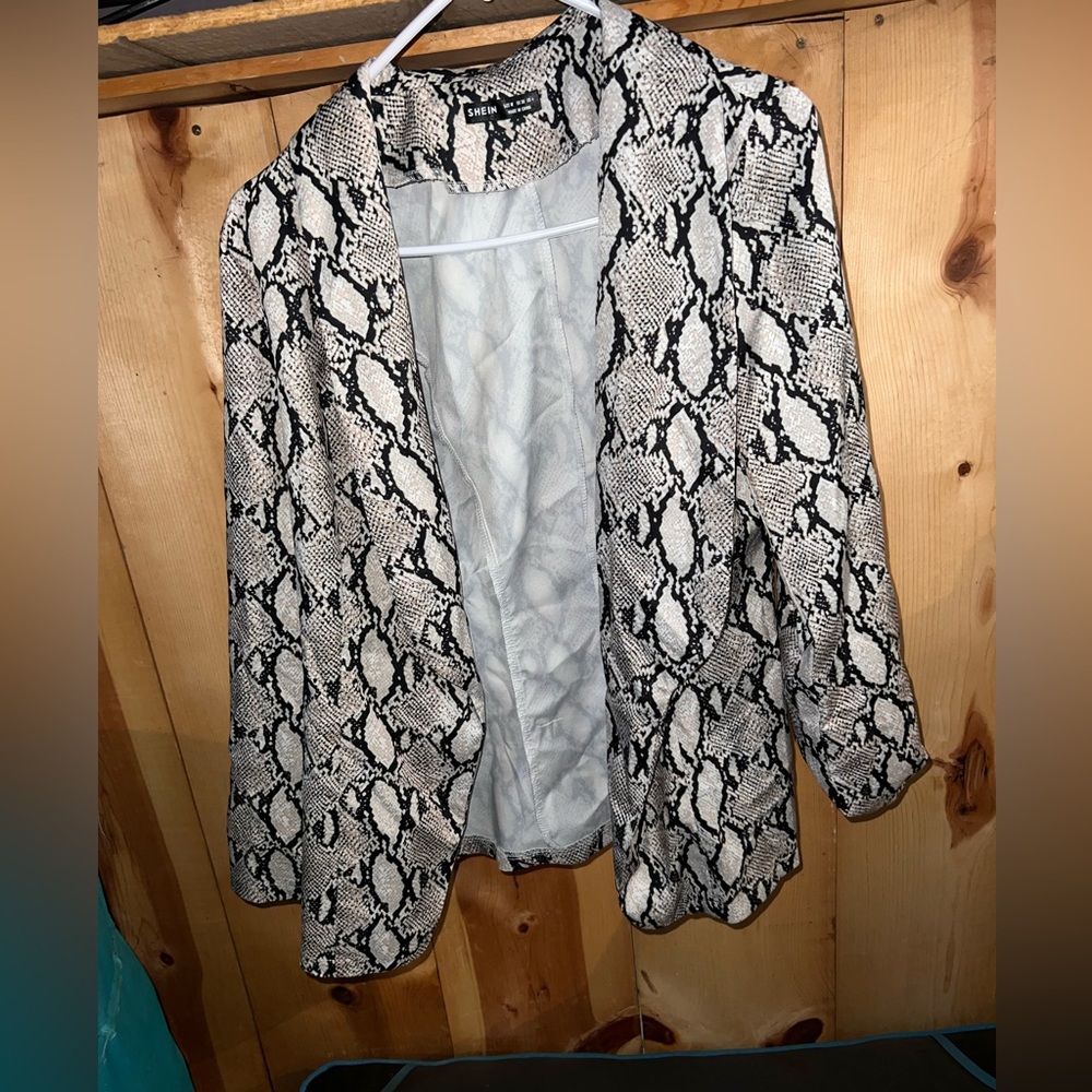 Snakeskin Blazer